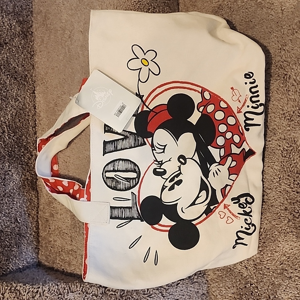 Brand new with tags Minnie and Mickey forever love bag